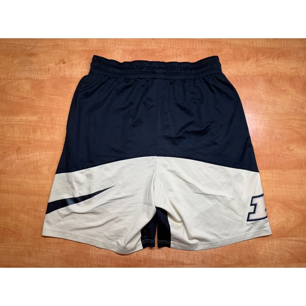 Nike Purdue Boilermakers Dri-FIT Basketball Shorts Navy Cream Mens Large L